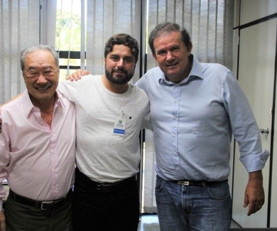Deputados Eduardo Rocha e George Takimoto fecham projeto político com vereador de Miranda