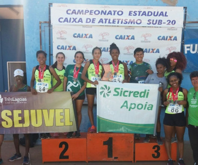 Atletas de Três Lagoas ficam em 2º lugar no Campeonato Estadual de Atletismo Sub-20