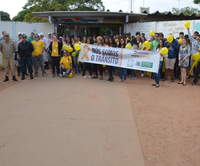 Passeata marca o fim da campanha 