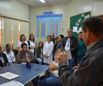 Equipes da Vigilância em Saúde e Saneamento visitaram ESF Jardim Maristela