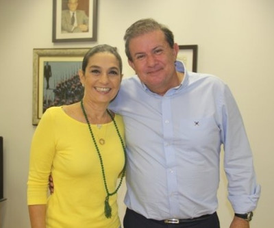 Eduardo Rocha se reúne com Carla Stephanini sobre possíveis parcerias na eleição