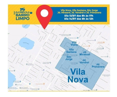 Campanha Meu Bairro Limpo acontecerá em mais seis bairros de Três Lagoas