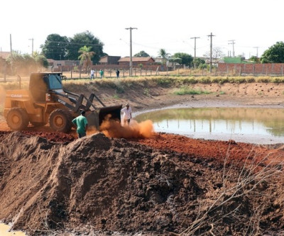 Piscinão do Paranapungá passa por obras de reestruturação
