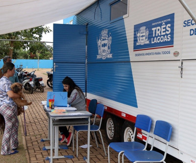 Castramóvel permanece no pátio da Escola “Marlene de Noronha Gonçalves”