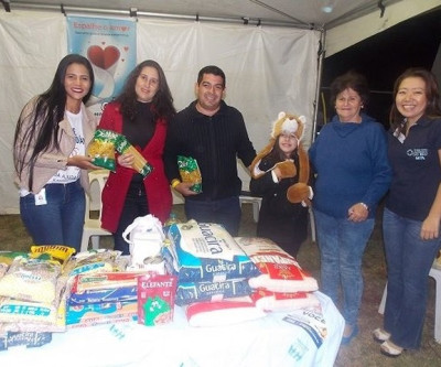 Hospital Auxiliadora recebe doação de mais de R$ 3 mil em alimentos