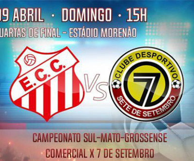 Comercial de Campo Grande enfrenta Sete de Dourados por uma vaga na Semi-Final