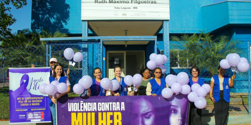CRAS Rute Filgueiras promove caminhada do Agosto Lilás