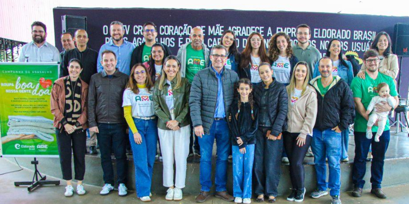 Solidariedade aquece centenas de crianças durante onda de frio em ação social realizada em Três Lagoas