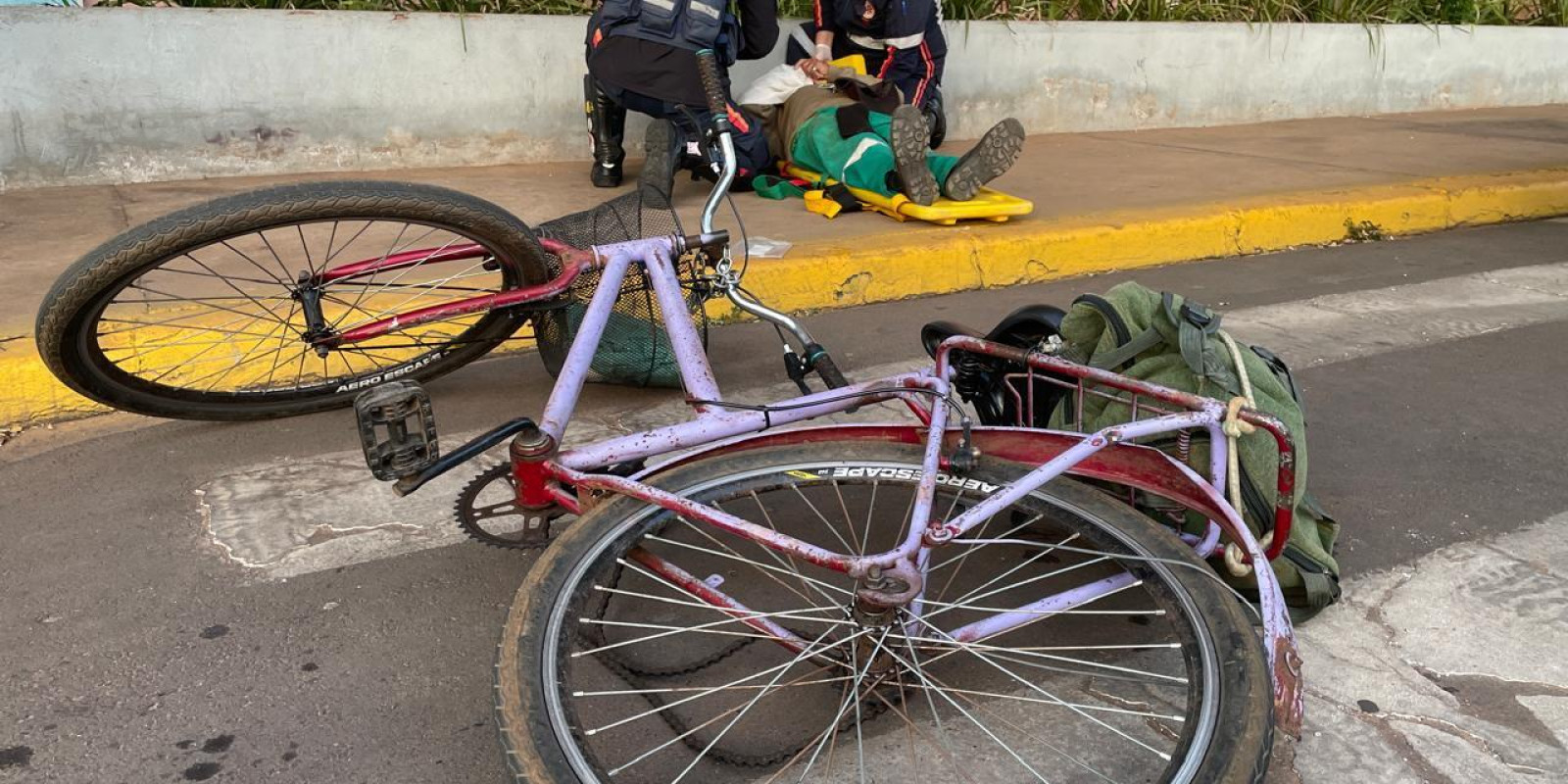 Idoso é atropelado por ônibus no Centro de Três Lagoas