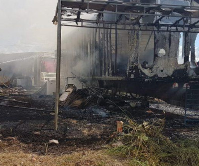 Desesperada, idosa se trancou em bilheteria de circo que pegou fogo e foi salva por PM