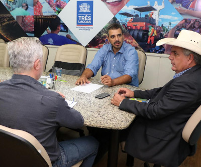 Em reunião com Guerreiro, Empresário planeja iniciar construção de fábrica