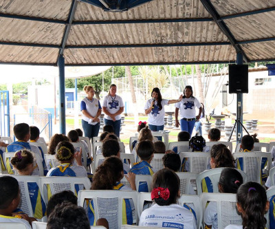 Saúde promove evento educativo sobre importância da água no Programa Integração AABB Comunidade de Três Lagoas