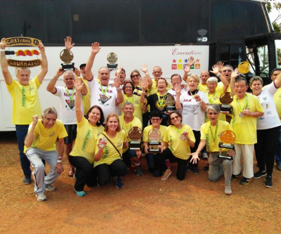 Delegação de Três Lagoas conquista nove troféus nos Jogos da Melhor Idade em Nova Andradina