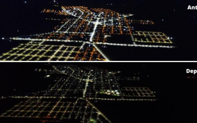 Brasilândia está com 97% das ruas da cidade com luminárias de LED