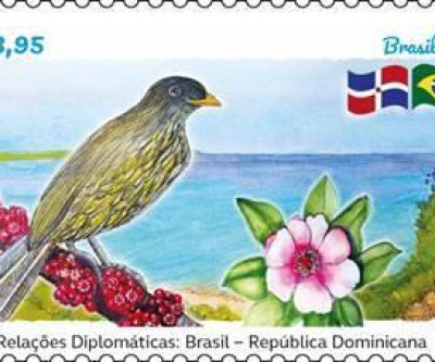 Série Relações Diplomáticas – Brasil e República Dominicana celebram 110 anos de amizade com selo especial