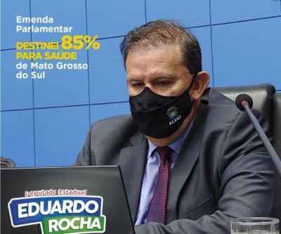 Deputado Eduardo Rocha destina 85% de suas emendas para a área da saúde de MS
