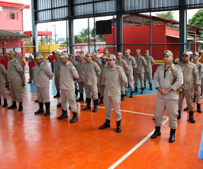 Secretários municipais prestigiam solenidade de aniversário do 5º Grupamento de Bombeiros de Três Lagoas