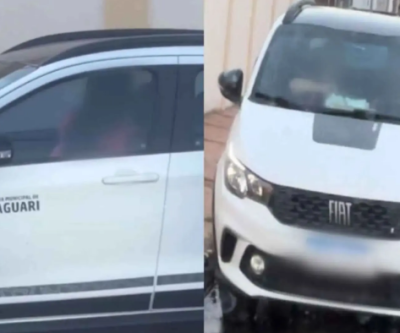 Flagra de servidores aos 'amassos' em carro oficial causa demissão e abala casamentos em Jaraguari