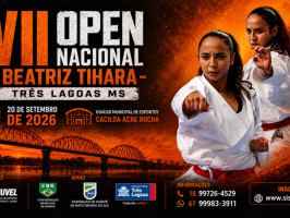Três Lagoas sediará o VII Open Nacional de Karatê no dia 20 de setembro