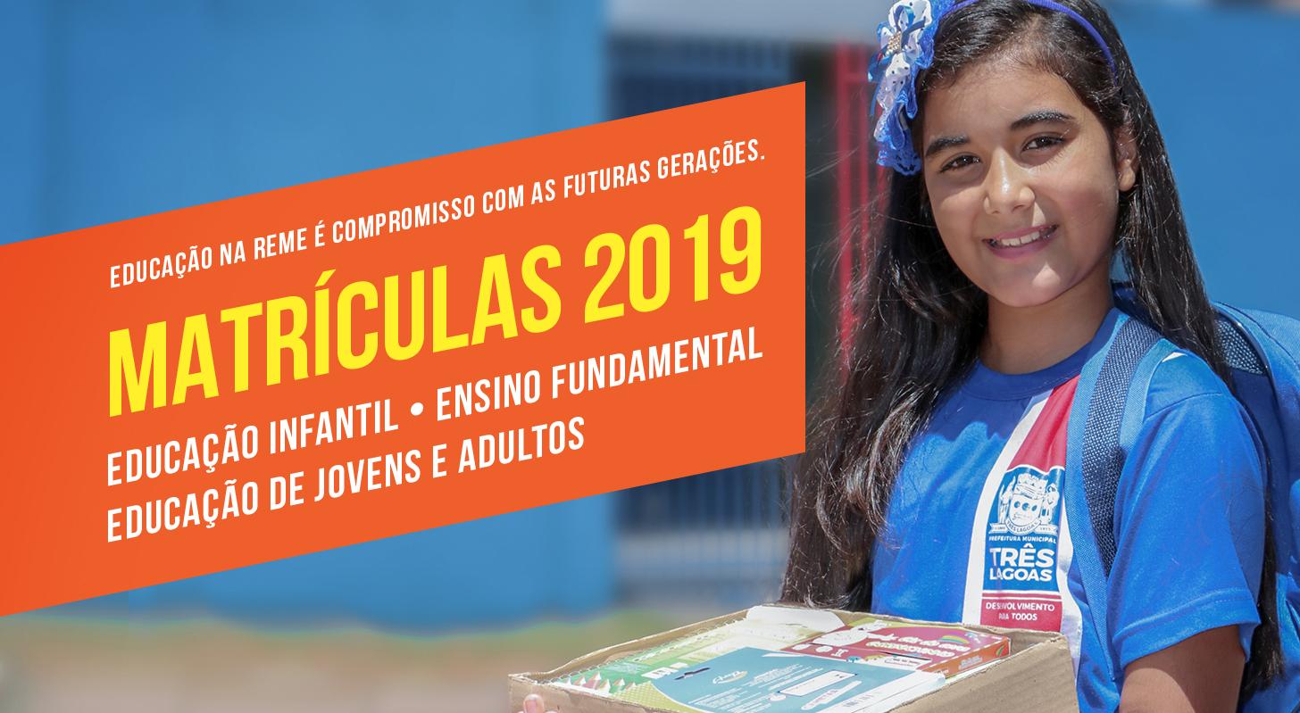 Período de pré-matrícula para novos alunos da REME de Três Lagoas começa hoje