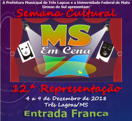 12º MS EM CENA terá seis espetáculos culturais 12º MS EM CENA terá seis espetáculos culturais