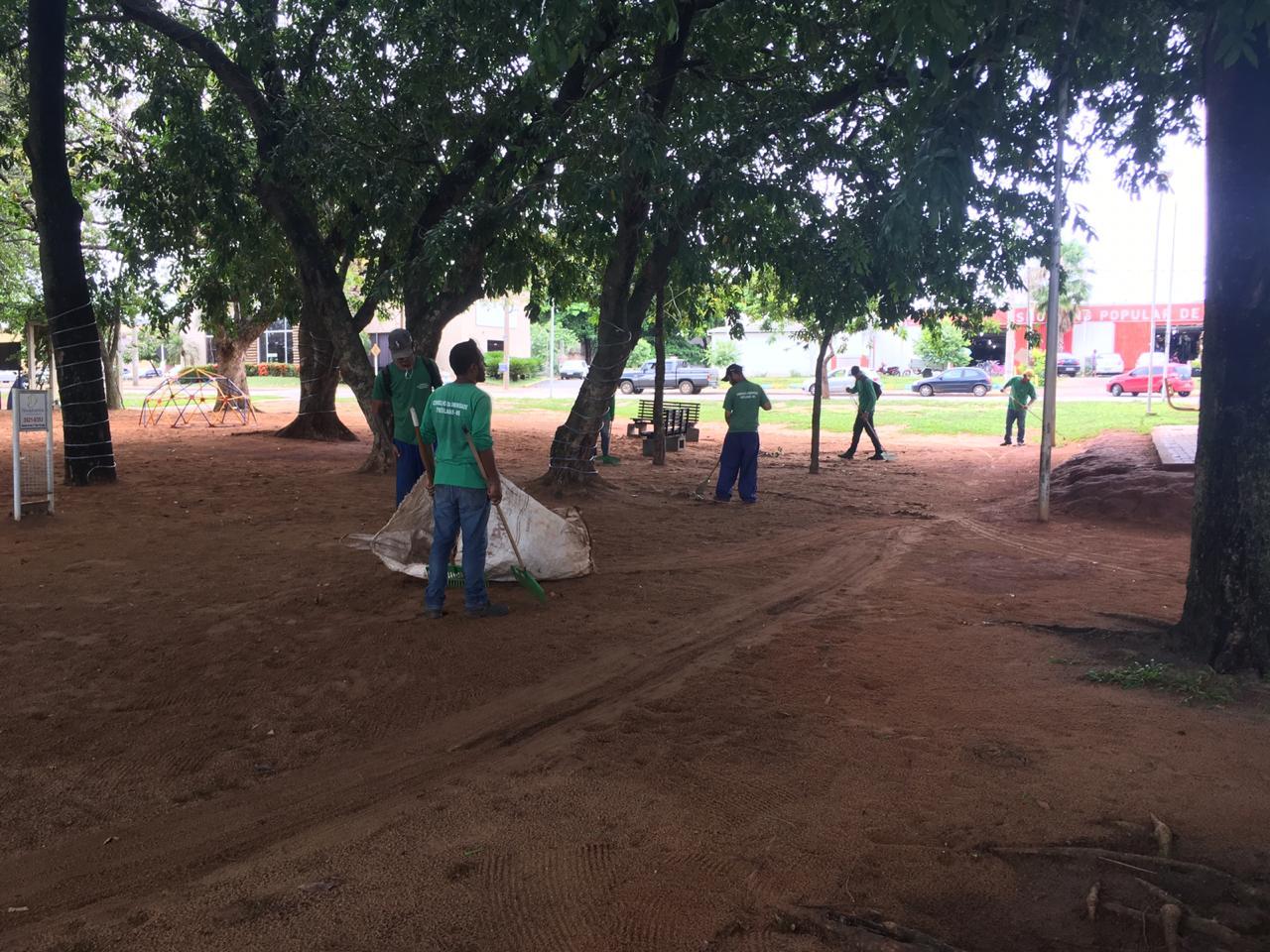 Devido demanda, áreas verdes de Três Lagoas contará com força tarefa aos sábados Devido demanda, áreas verdes de Três Lagoas contará com força tarefa aos sábados