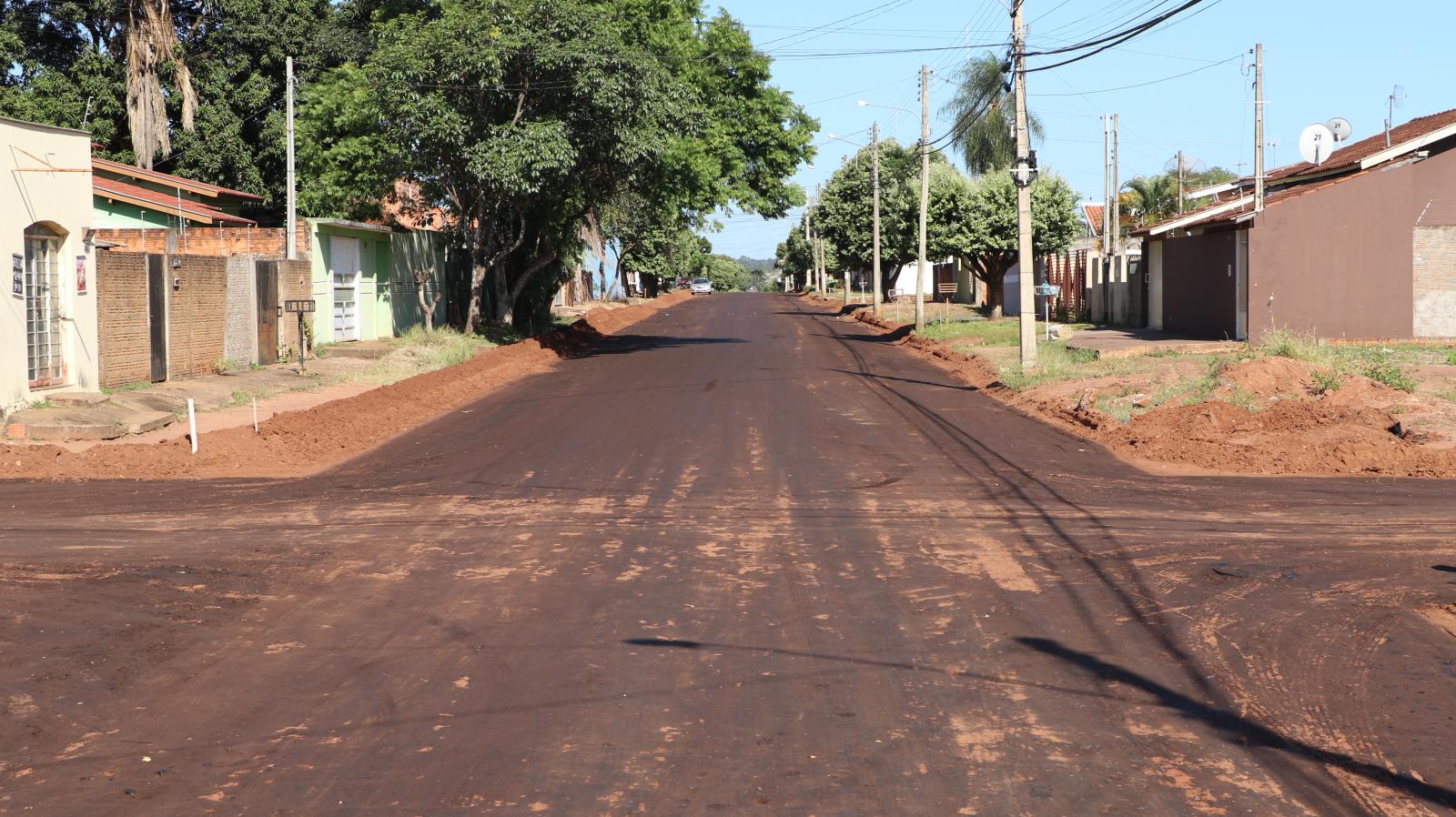 Rua Manoel Pedro de Campos está com obras avançadas e receberá asfalto nos próximos dias Rua Manoel Pedro de Campos está com obras avançadas e receberá asfalto nos próximos dias