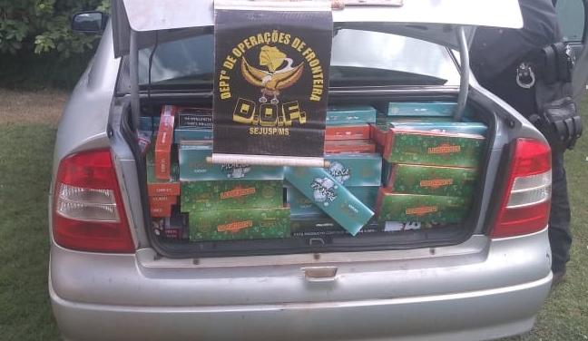 Maracaju: DOF apreende dois veículos com produtos contrabandeados do Paraguai