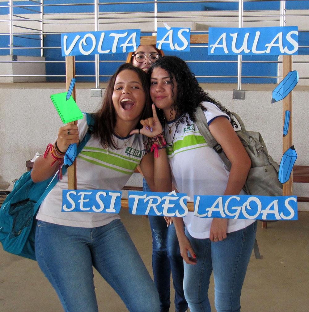 Com festa e novidades, alunos das escolas do Sesi no Estado têm recepção especial na volta às aulas