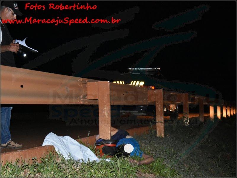 Maracaju: Homem morre em possível acidente em pontilhão na BR-267, conduzindo motocicleta