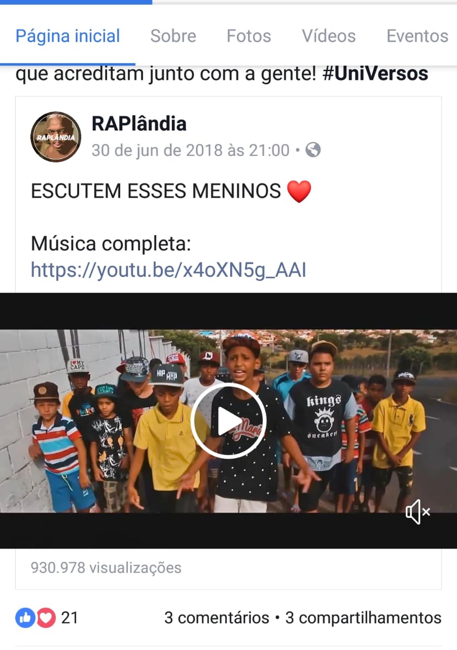 Ex-usuário de drogas usa o rap para tirar meninos da rua em bairro de Rio Preto Ex-usuário de drogas usa o rap para tirar meninos da rua em bairro de Rio Preto