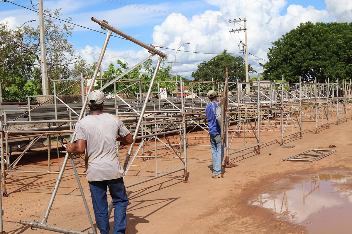 Estrutura para o Carnaval começa a ser montada em Três Lagoas Estrutura para o Carnaval começa a ser montada em Três Lagoas