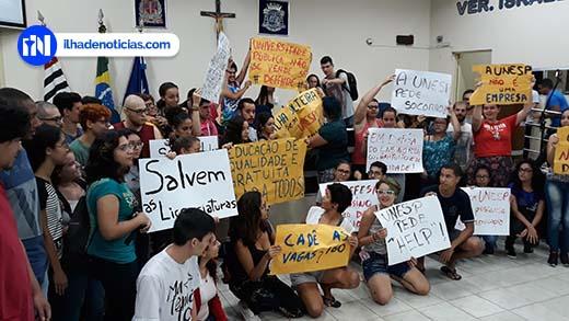 Professores e alunos cobram  “rede de proteção” para a UNESP de Ilha Solteira