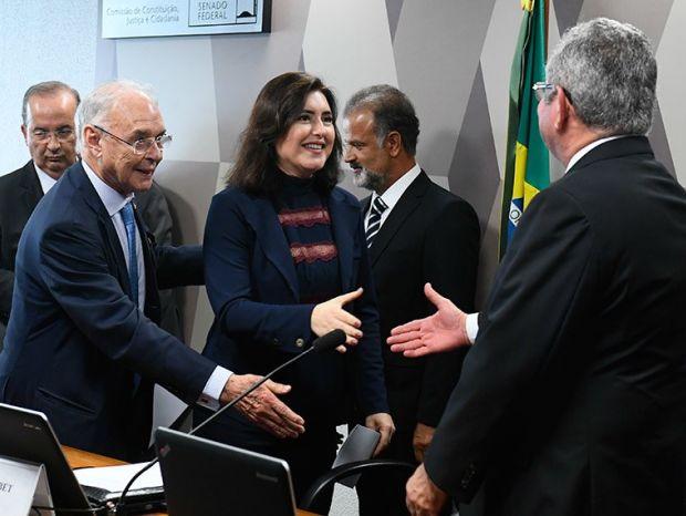 CCJ oficializa senadora Simone Tebet como presidente CCJ oficializa senadora Simone Tebet como presidente
