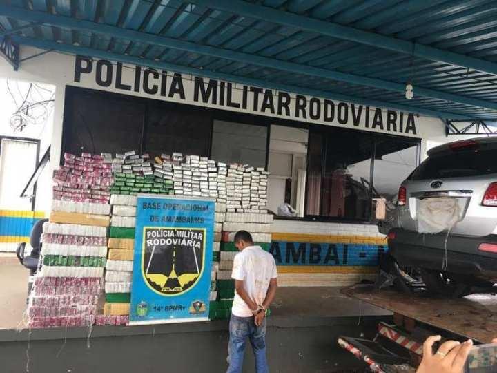 Douradense é preso com mais e 1 tonelada de maconha em veículo roubado Douradense é preso com mais e 1 tonelada de maconha em veículo roubado
