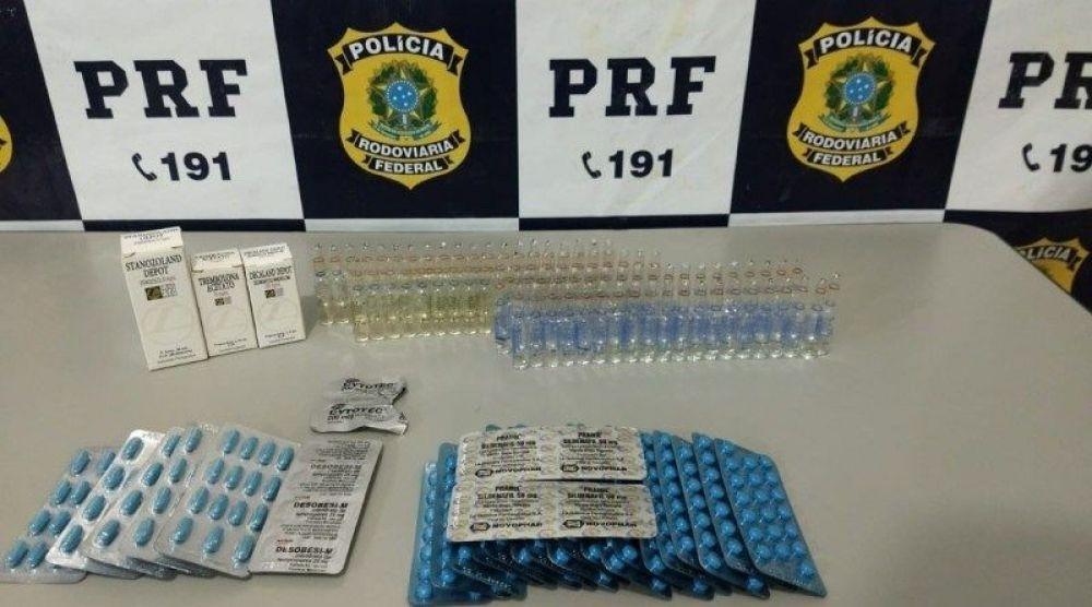 Dupla é presa em Água Clara com medicamentos contrabandeados do Paraguai Dupla é presa em Água Clara com medicamentos contrabandeados do Paraguai