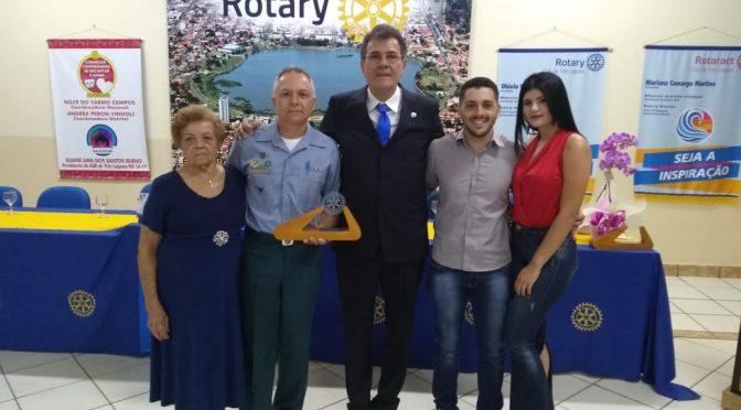 Policial Militar de Mato Grosso do Sul é homenageado pelo Rotary Club como profissional do ano
