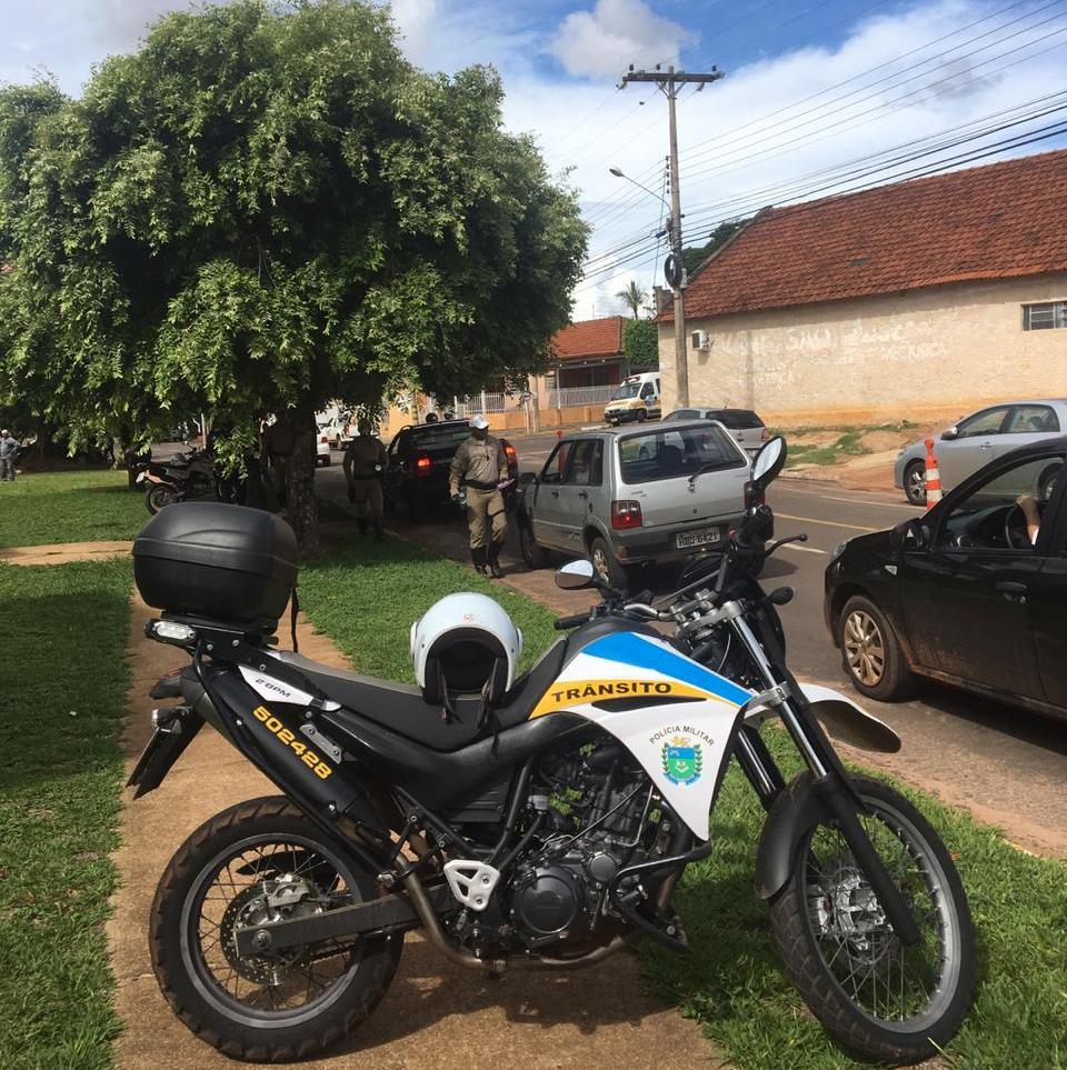 Polícia Militar participa de ação educativa de trânsito alusiva ao período do carnaval em Três Lagoas