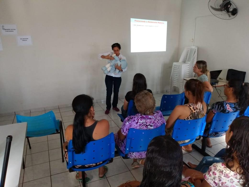 “Aleitamento Materno” é tema de encontro do Programa Mamãe Estou Chegando 