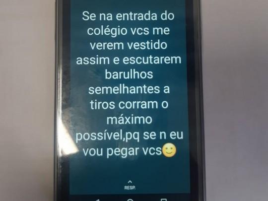 Após ameaçar colegas da escola, adolescente foi apreendido na Grande Curitiba