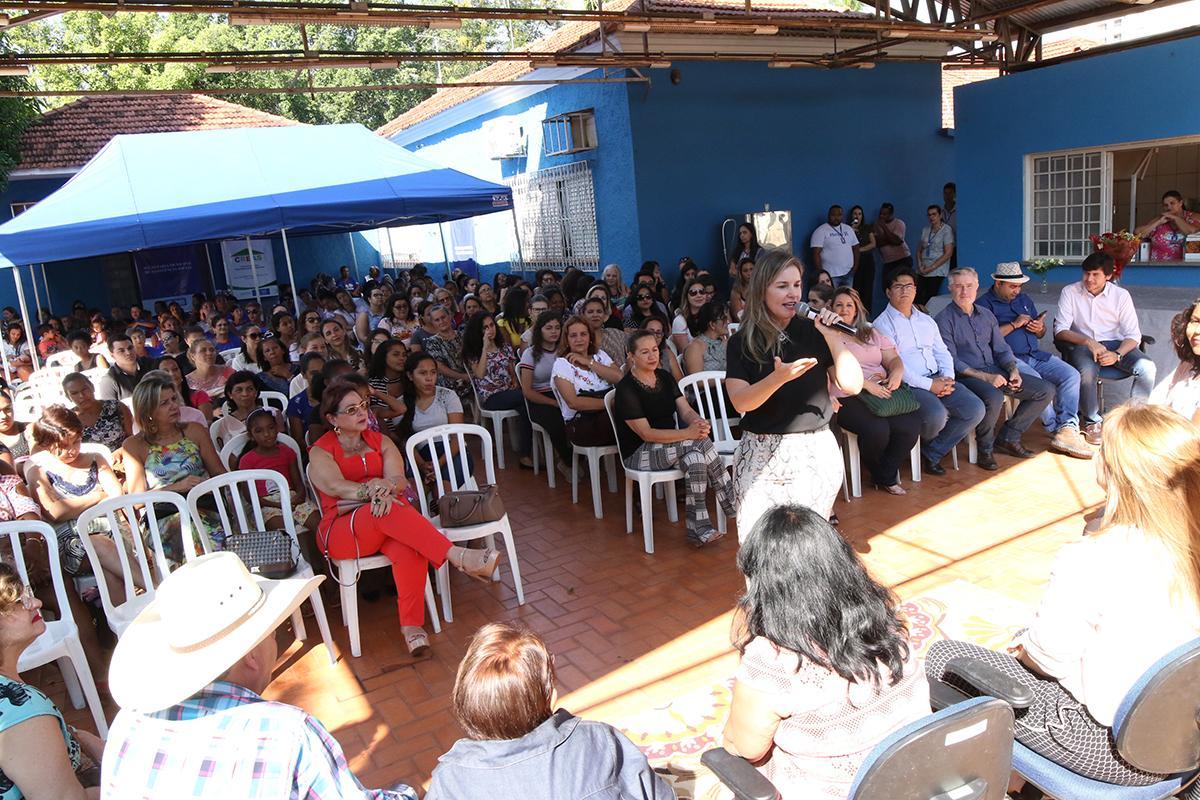 Evento foi promovido pela Prefeitura de Três Lagoas, por meio da Secretaria Municipal de Assistência Social, em homenagem às mulheres