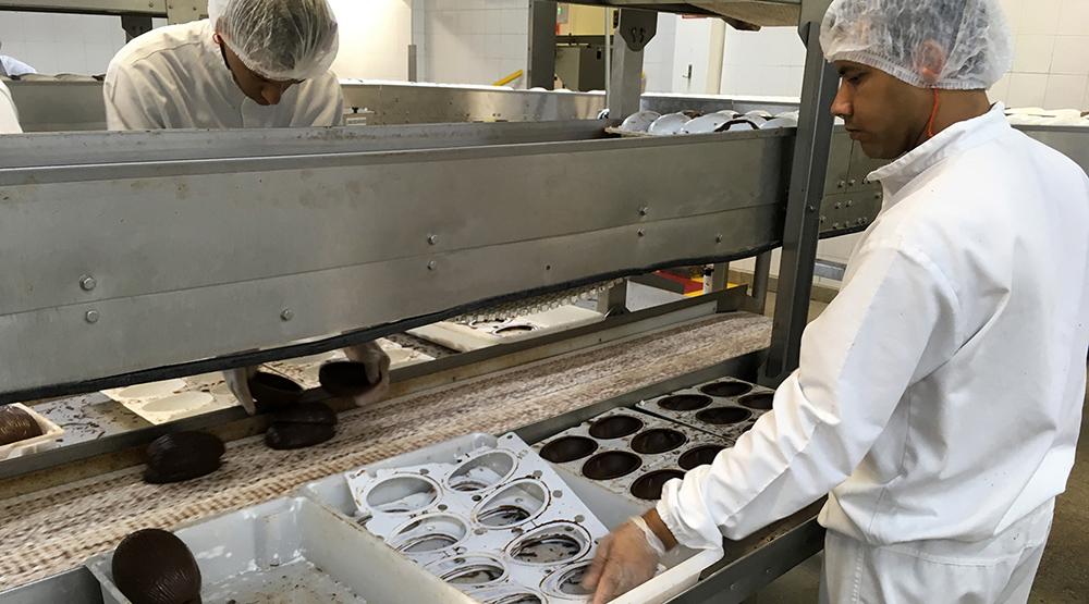 Indústrias de chocolate do Estado esperam aumentar faturamento em 10% na Páscoa Indústrias de chocolate do Estado esperam aumentar faturamento em 10% na Páscoa