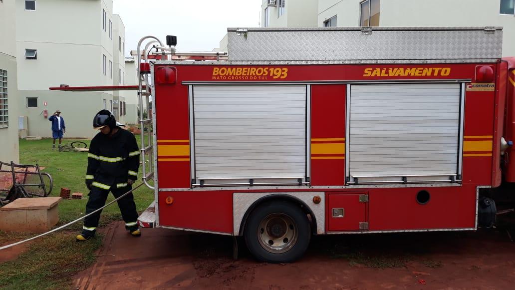 "Pegando Fogo!", ocorrência de incêndio no residencial Novo Oeste II