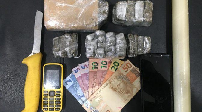 Polícia Militar prende autor de tráfico de drogas em Três Lagoas