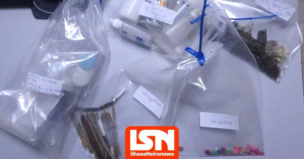 ILHA SOLTEIRA:Sacola com diversas drogas é encontrada na Praia Catarina