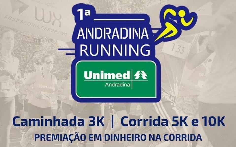 1ª Andradina Running Unimed acontece no próximo mês 1ª Andradina Running Unimed acontece no próximo mês