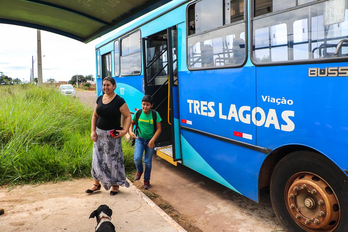 Linha de ônibus passa a operar no Bairro Montanini e IFMS