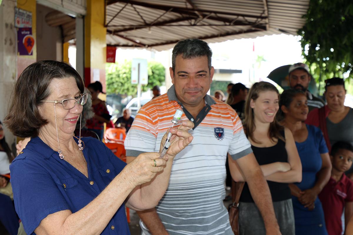 Vacinação contra Influenza alcança 73% do índice de cobertura de imunização em Três Lagoas
