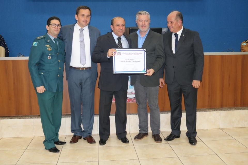 Em sessão solene, Câmara Municipal de Três Lagoas concede honrarias à Polícia Civil do MS