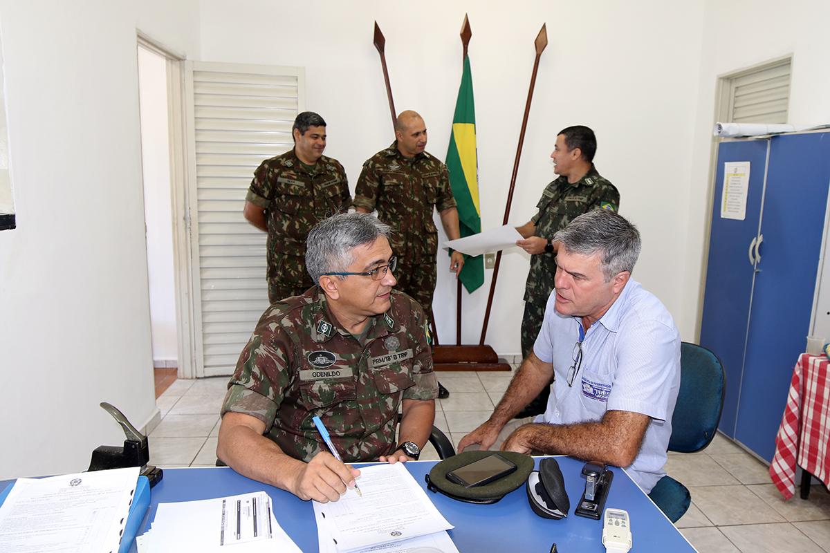 Junta Militar recebe visita técnica de delegação do 9º PRM de Campo Grande